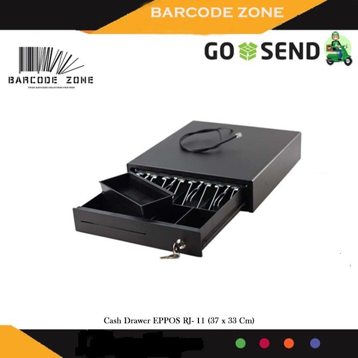 Cash Drawer / Laci Kasir / Laci Uang EPPOS RJ-11 (37 x 33 cm)